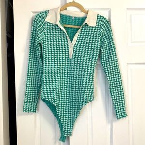 Houndstooth Bodysuit